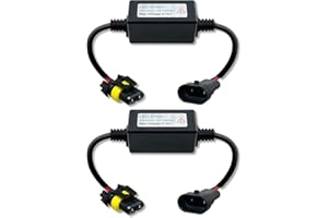 DAMA AUTOMOTIVE LIGHTING DAMA 9005 HB3 9006 HB4 LED Headlight CANbus Anti-Flicker Error Free/Error Canceller/Flickering Resistor Decoder Conversion Kit | One Pair Deal (9005 HB3 / 9006 HB4)