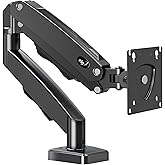 ELG, F80N, Suporte Articulado de Mesa, Pistão a Gás, Design Compacto e Retrátil, Ergonômico, Monitores 17'' a 35'', 2kg a 9kg
