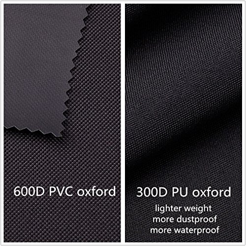 BORITAR BBQ Grill Cover 52 Inch to 58 Inch 300D PU Coating for Weber Holland Jenn Air Brinkmann and Char Broil, More Lightweight and Stronger All Weather