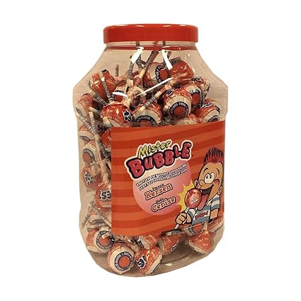 Mister Bubble Knotsen Met Bubble Gum Vulling Kersen 100 Stck Pro Dose Kirschlutscher Mit Kaugummi Fullung Amazon De Lebensmittel Getranke