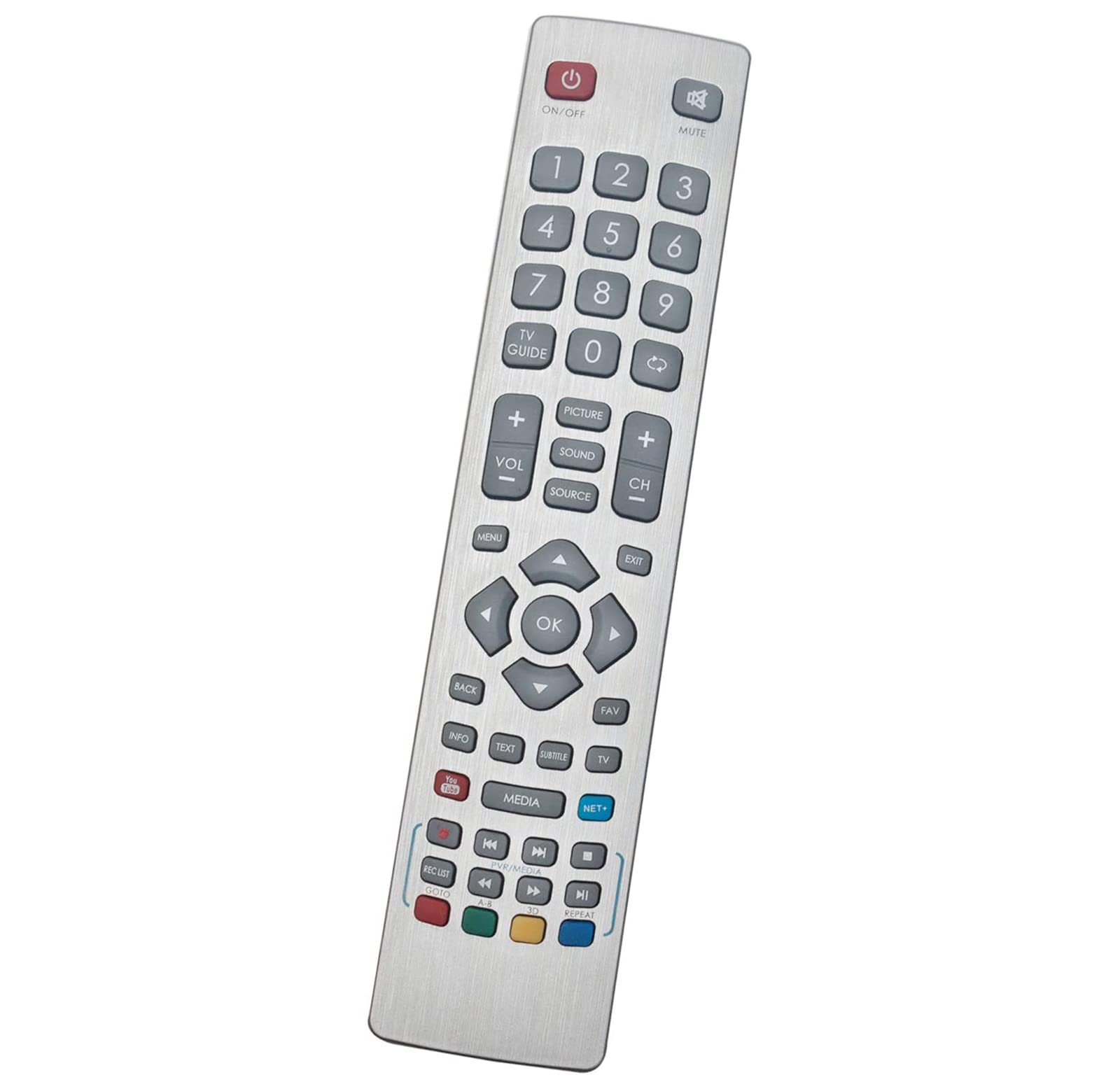 Replacement Remote SHWRMC0003 Suitable for Smart TV LC-32CHE6241E LC-32CHE6242E LC-32CFE6241E LC-32CFE6242E LC-40CFE6241E LC-40CFE6242E LC-43CFE6241E LC-43CFE6242E LC-49CFE6241