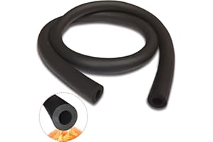 HEYLEAYAR Pipe Insulation Foam Tube 3/5"ID,3.3ft Length Heat Insulated Pipe,High Resilience Rubber Pipe Insulation for Heat Preservation Handle Grip,Black