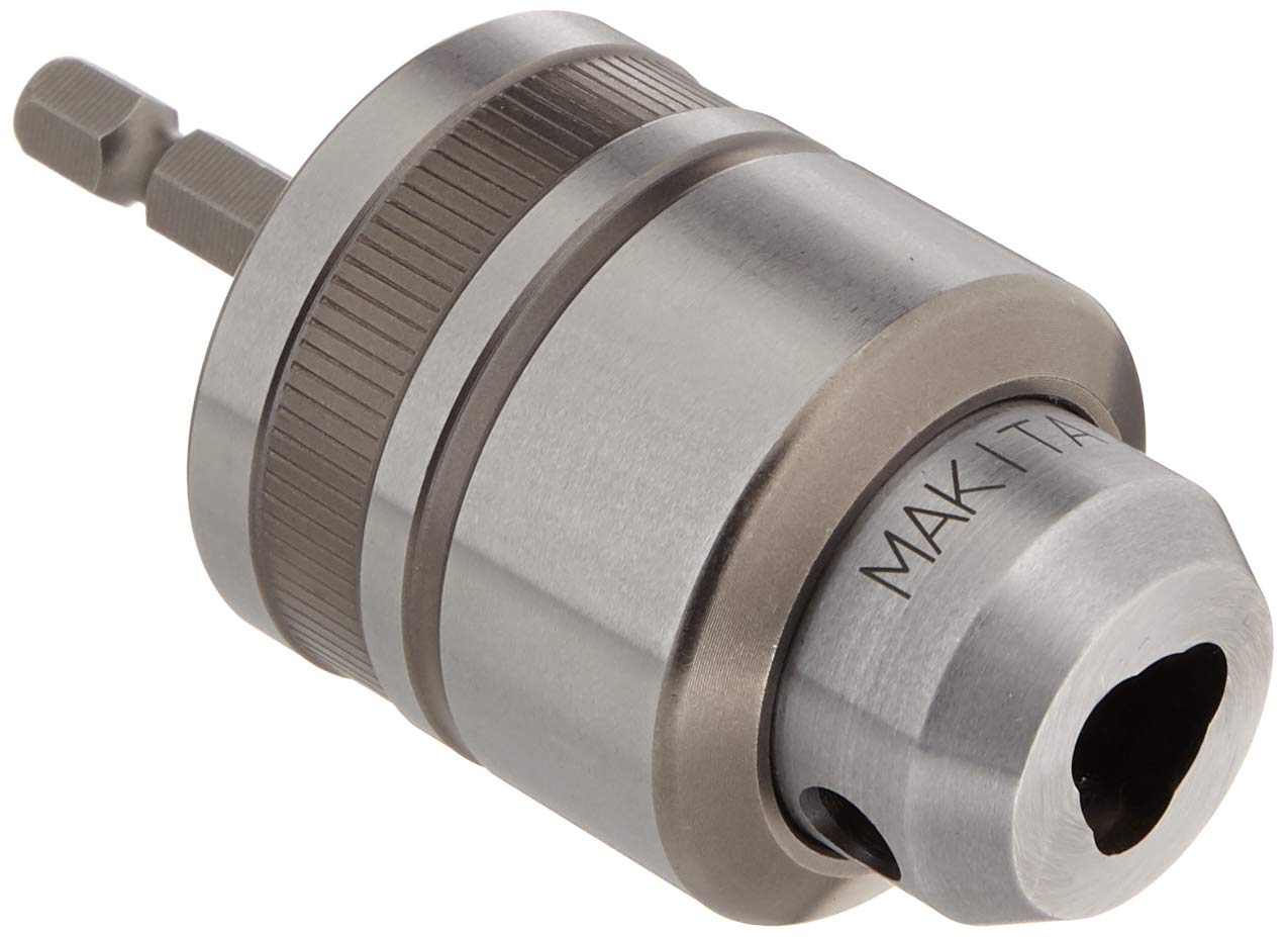 Makita 194250-8 Adaptor Chuck - 1/4 HEX KEYLESS Chuck - Black