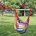 Sorbus Hanging Rope Hammock Chair Swing Seat for Any Indoor or Outdoor Spaces