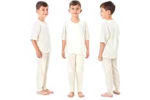 WoolCo. Merino Wool Base Layer for Kids and Toddlers, Top and Bottom Pants, Thermal Long Johns Underwear Set for Boys Girls
