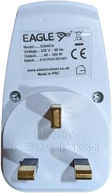 Eagle 13A Plug in Dimmer Adjustable Light Control Switch for Lamps Fans view 2