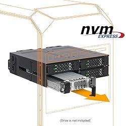 ICY DOCK 4 Bay 2.5 NVMe U.2/U.3 SSD PCIe 4.0 Rugged