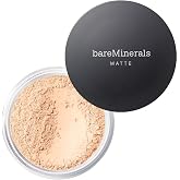 bareMinerals ORIGINAL MATTE Loose Foundation, 0.21 oz | SPF 15 Mineral Makeup, Buildable Coverage, Matte Finish 24HR Oil Control, For Mature &amp; Oily Skin, Talc-Free &amp; Vegan