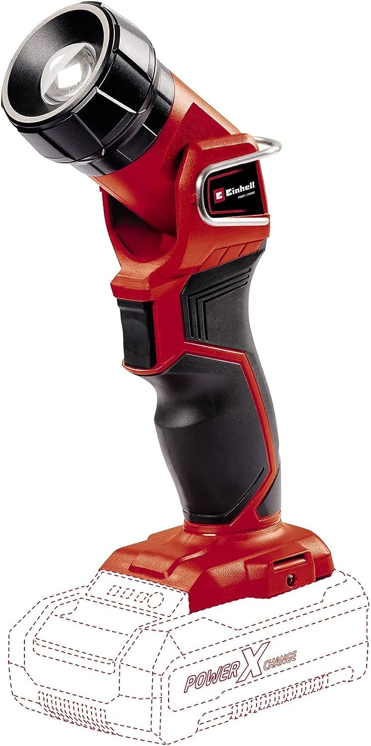 Einhell TC-CL 18 Li H Solo Power X-Change Cordless Light - Supplied Without Battery and Charger, Red,25.0 cm*8.0 cm*8.0 cm