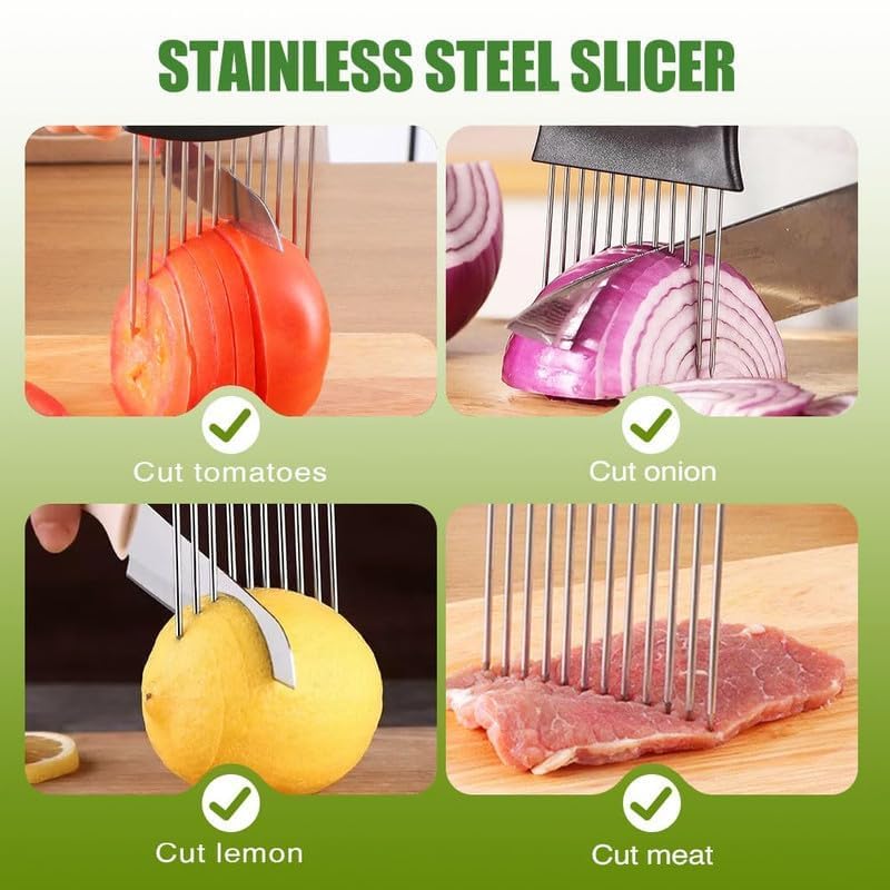 Gegenstände aus Edelstahl, Metall-brettern, gemüsesorten, messerstücken und arbeitshilfen: Fleisch, Zwiebel, Kartoffeln und tomatenprodukte für die Private küche (1PCS) 5