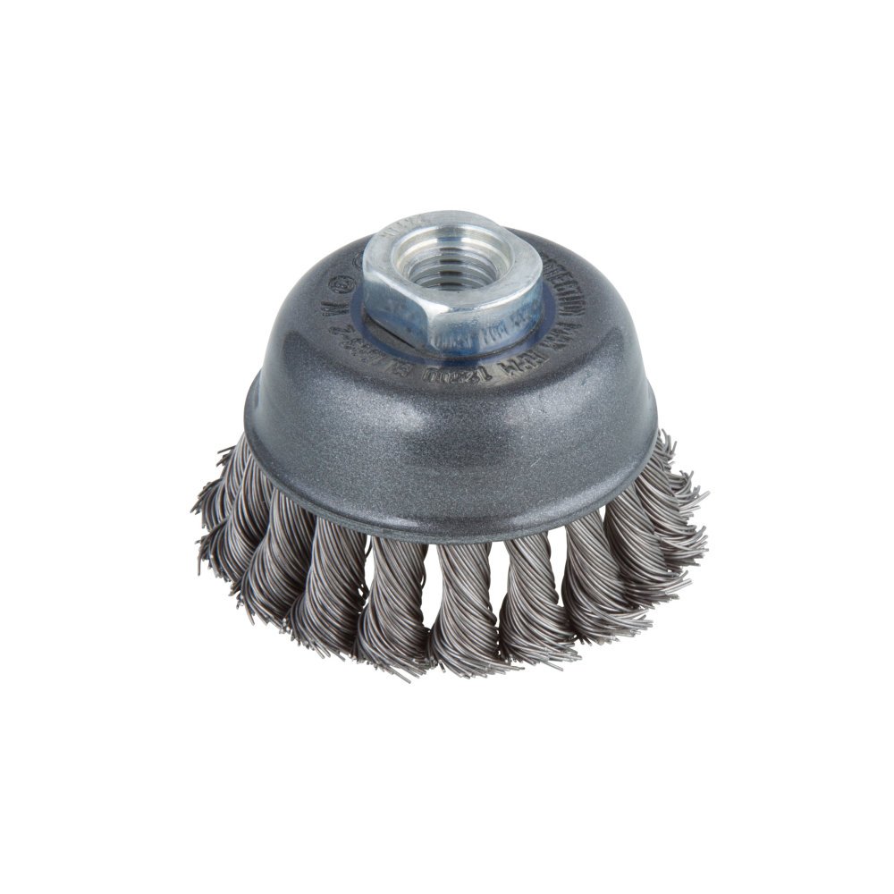 wolfcraft Steel Wire Cup Brush, twisted, Ø 75 mm I 2125000 — image 1