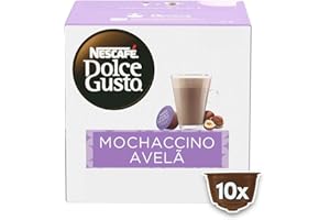 Dolce Gusto Mochaccino Em Cápsula Avelã Nescafé Caixa 170G 10 Unidades