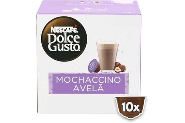 Dolce Gusto Mochaccino Em Cápsula Avelã Nescafé Caixa 170G 10 Unidades