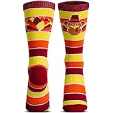 ChalkTalkSPORTS Thanksgiving Mid-Calf Turkey Socks | Turkey Trot Gear | Thanksgiving Socks | One Size Fits Most