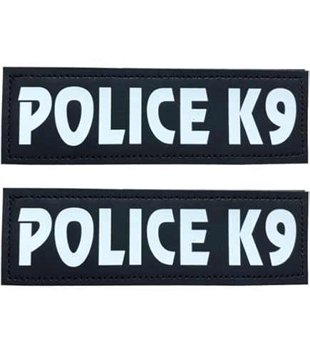 Lot De 6 Patches D'assistance Pour Chien – Noir – Neuf