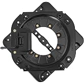 360&deg; Seat Swivel Base for Vans, 286lbs Capacity Heavy Duty Swivel Plate, 3mm Cold Rolled Steel Universal Seat Swivel for RV Camper Van Conversion