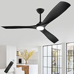 Depuley 60" Remote Ceiling Fan with Lights, Low