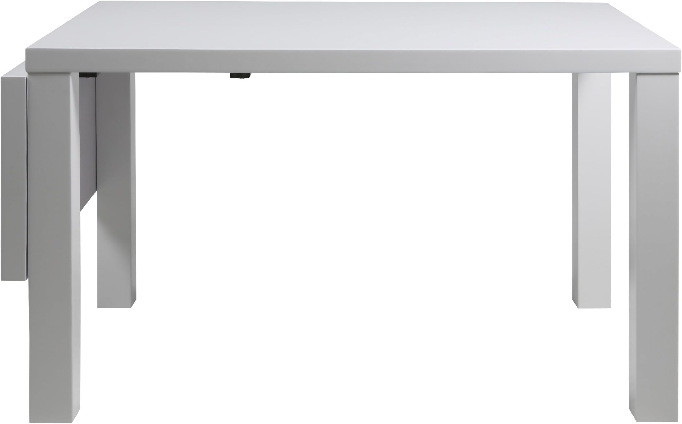 Spicy Range High Gloss White Extending Dining Table to Seat up to 6