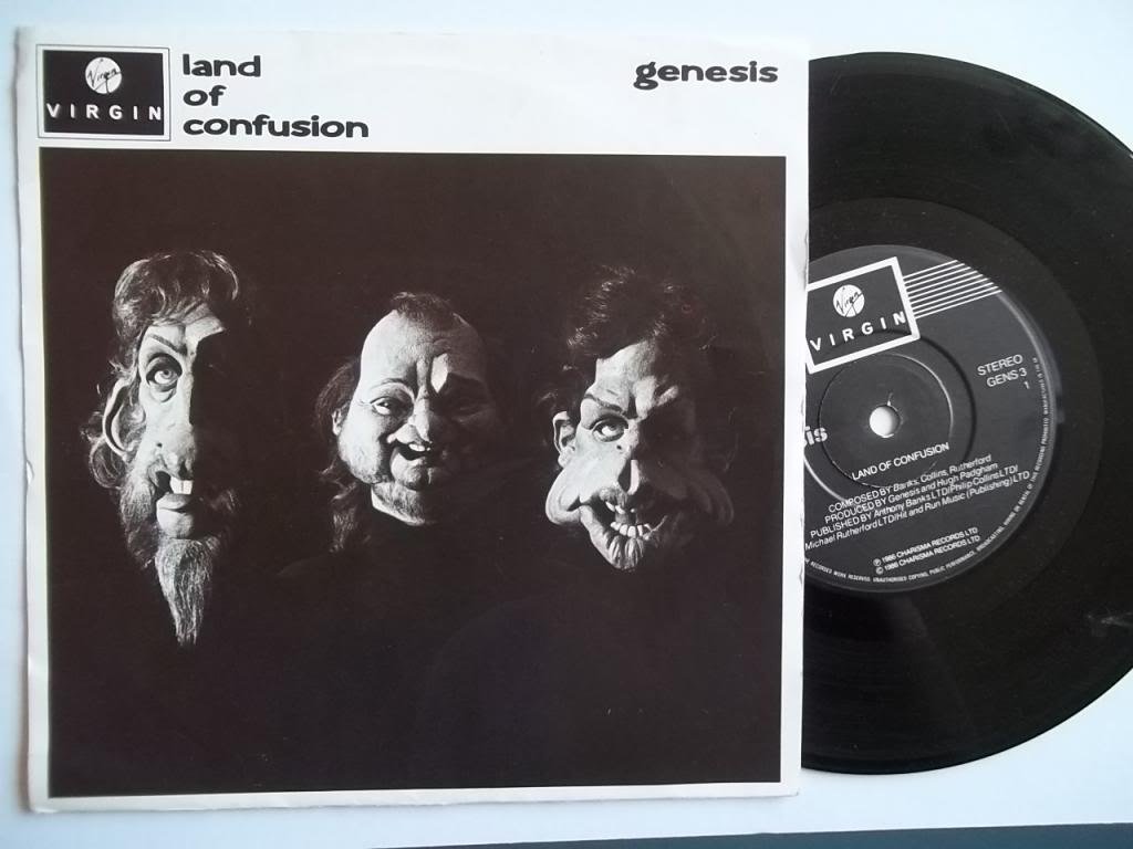 GENESIS Land of Confusion 7" vinyl Amazon.fr CD et Vinyles}