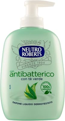 Sapone Liquido Con Antibatterico Te'' Verde Azione Igienizzante Dispenser200 Ml'