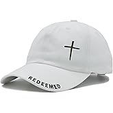 Cross Jesus Hat with Gifts Box, Embroidered Religious Baseball Cap, Christian Gifts for Men Women