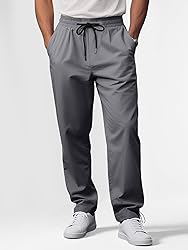 Comdecevis Mens Casual Cargo Pants Drawstring