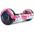 CBD Scooter with Corlorful LED Lights,6.5" Wheels, Dual 300W Motor Scooter for Kids Girls Boys Adults, All Ages