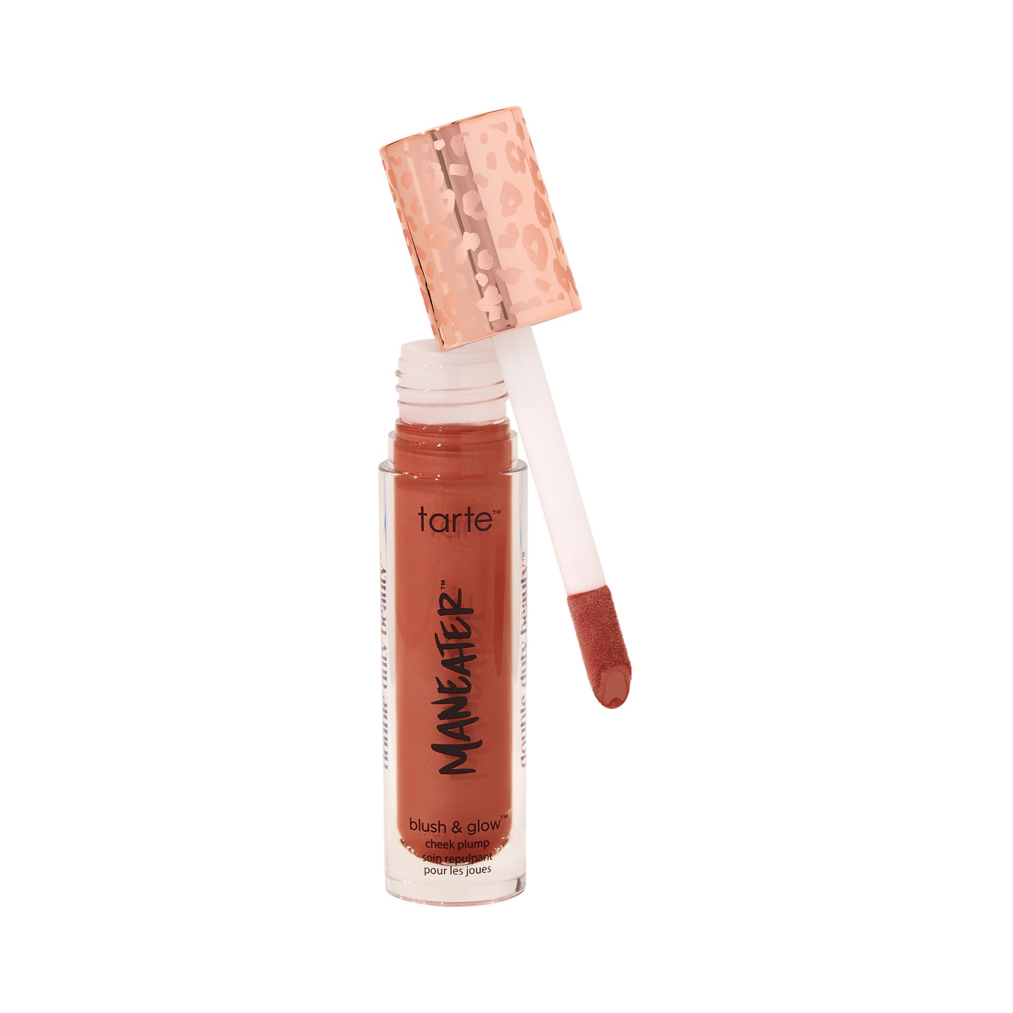 tarte maneater blush & glow cheek plump – Lightweight Cheek Tint & Illuminator with Coconut Water, Hyaluronic Acid & Vitamin E for Hydrated, Smooth, Radiant Finish, Vegan & Cruelty Free