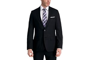 Haggar Mens Smart Wash with Repreve Slim Fit Stretch Machine Washable Suit Separates - Pants & Jackets