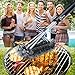 QL-ben Grill Brush & BBQ Cleaning Scraper with Long Handle,Bristle Free and 100% Rust Resistant Stainless Steel, Safe for Porcelain, Ceramic, Steel, Iron