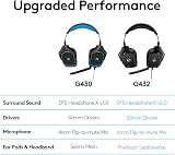 Logitech G432 Wired Gaming Headset 7.1 DTS Headphone:X 2.0 50mm Drivers view 7