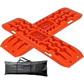 Off-Road Traction Boards with Jack Base, Heavy-Duty Recovery Tracks for 4x4, Truck, Jeep, SUV, Ideal Offroad Accessories for Mud, Sand &amp; Snow (Large)