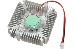 Replacement 12V Heatsink Cooling Fan Computer CPU Graphics Card IC Chip Radiator Small Splace Cooling Radiator Cooler Heat Si