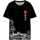 SOLY HUX Men's Letter Graphic Tees T Shirts Round Neck Short Sleeve Summer Tops