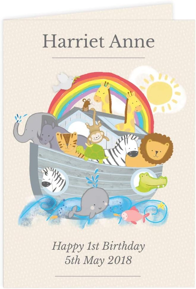 Personalised Noah's Ark Card