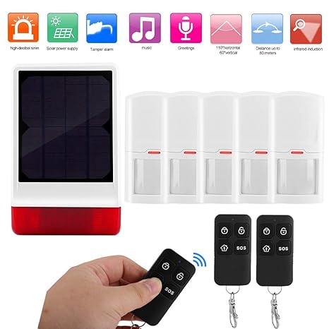 Sistema de Alarma de Seguridad antirrobo Alimentado por ...