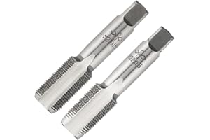 Aceteel M22 X 1.5 Metric Hand Tap, Right Hand M22 X 1.5mm Threading Hand Tap 1Pair
