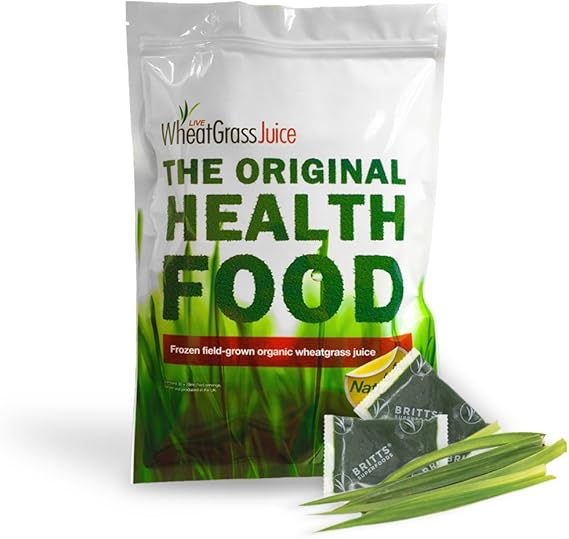 Organic Wheatgrass Juice 30 Shots Amazon.co.uk Grocery