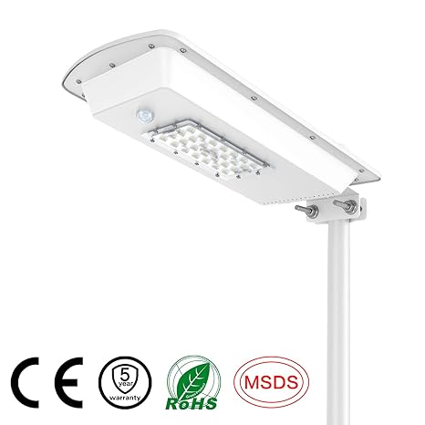 Tenkoo Led Solar Street Light Wall Garden Lights 15w All In One