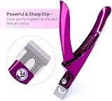 MelodySusie Nail Clippers Tip Cutters Plum Stainless Steel Rustproof view 2