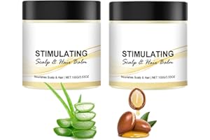 DENIR BONEE 2 PCS Stimulating Scalp and Hair Balm, Nourishes Scalp & Hair, Shea Butter and Mango Butter Blend, promote healthy hair growth, Thicker Strands