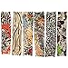 Dxhycc 6pcs Temporary Fake Slip on Tattoo Arm Sleeves Stockings, Temporary Tattoo Arm Sunscreen Sleeves, Designs Skull, Tiger, Crown Heart, Tribal Shape, Unisex Stretchable Cosplay Accessories