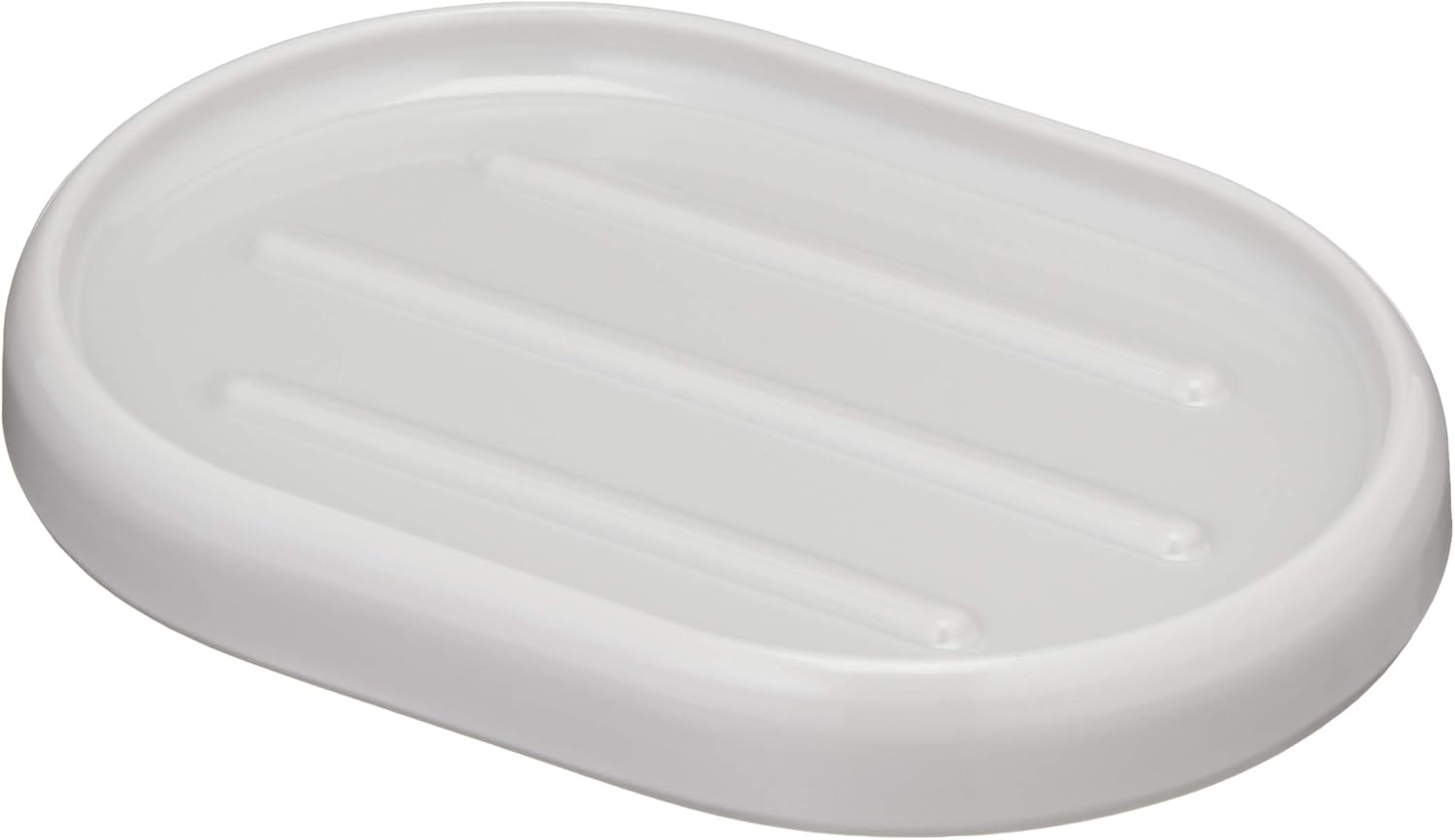 Basics 4-Piece Bathroom Accessories Set, Smooth Grey: Home & Kitchen