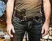 Hanks Extreme - Leather Gun Belt For CCW - Concealed Carry - 17oz. Premium Leather Belt - Made in USA - 100-Year Warranty - Brown - Size 42