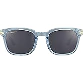 Serengeti - Ethan, Shiny Crystal Blue, Mineral Polarized Smoke Cat 2 to 3, Medium, Sunglasses, Unisex, Adult
