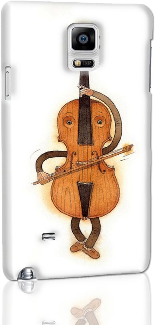 Stradivarius Violin Design Hard 3D Case Back For Samsung Galaxy Note 4