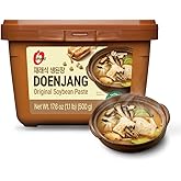Doenjang - Premium Korean Soybean Miso Paste [Original, 1.1 lb (500g)] – Fermented Korean Miso-Style Bean Paste for Doenjang 