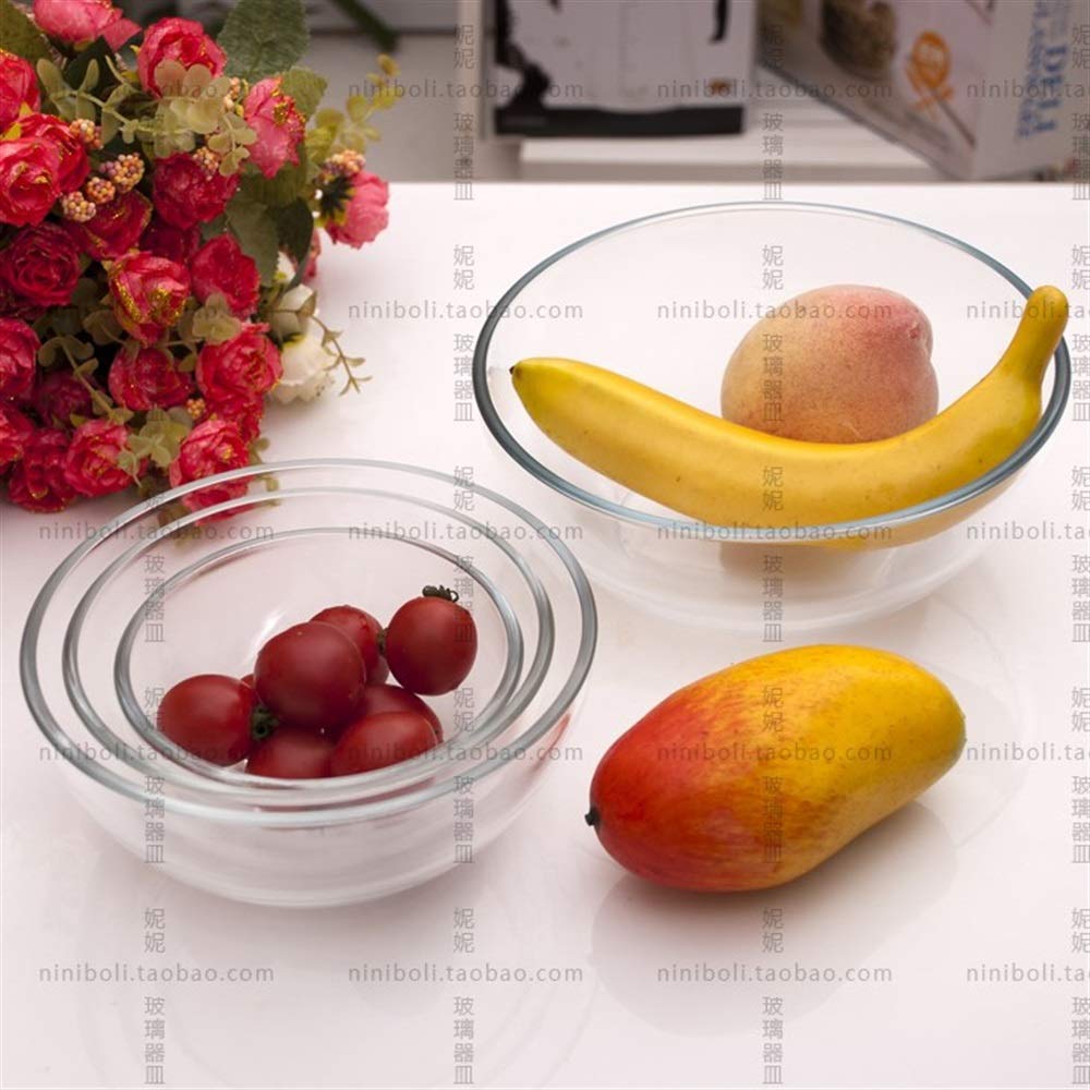 Vajilla Horno de cristal especial recipiente redondo microondas a ...