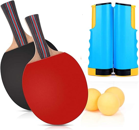 Retractable Ping Pong Tabletop Tennis Set, Play Almost Anywhere with