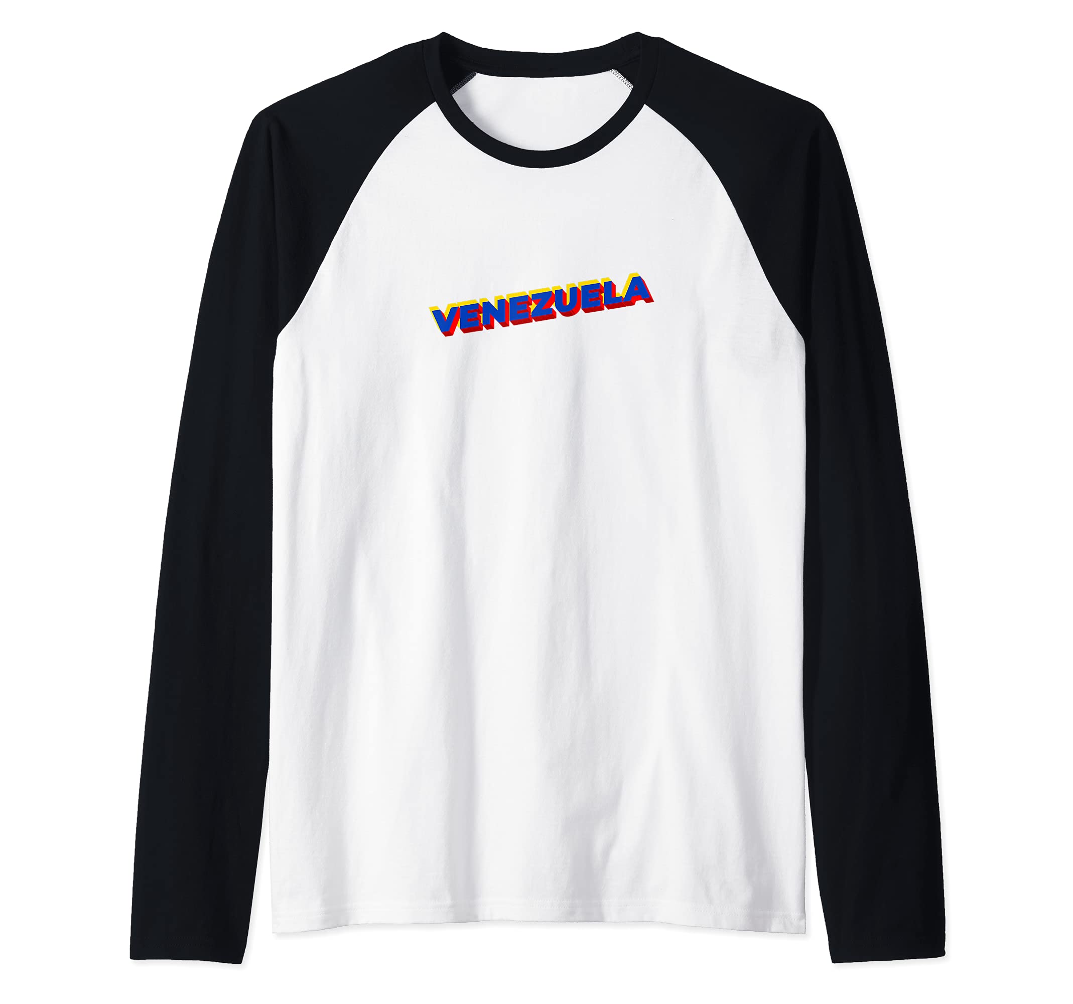 Flag Venezuela Raglan Baseball Tee